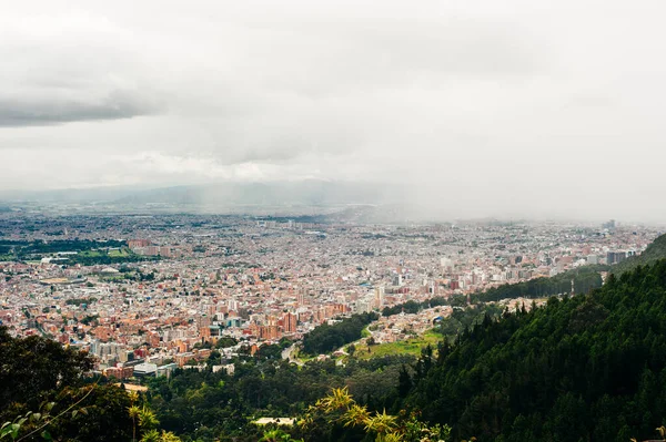 Colombia Ciudad Bogotá Medellín Cerro Monserrate Travels Foto Alta Calidad — Foto de Stock