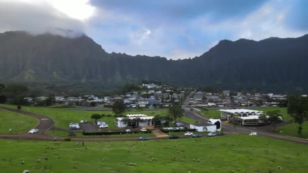 Cimetière du parc commémoratif Valley Of The Temples Oahu Hawaii — Video