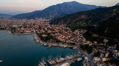 Marina Fethie 'nin havadan görünüşü, hindi. Yüksek kalite fotoğraf