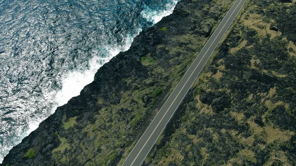 Chain Craters Road Hawaii Volcanoes National Park Ist Lebendig Mit — Stockfoto