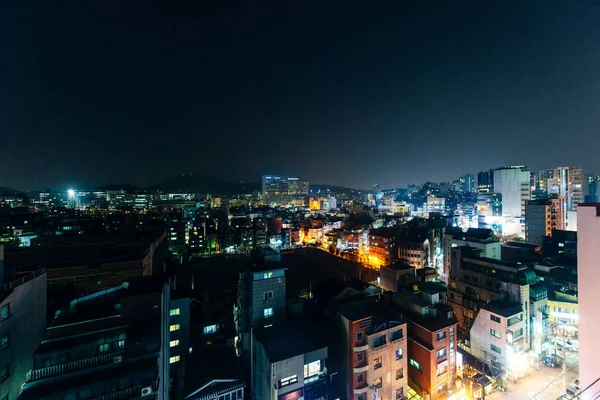 韓国ソウルのダウンタウンの夜景 高品質の写真 — ストック写真