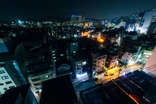 韓国ソウルのダウンタウンの夜景 高品質の写真 — ストック写真