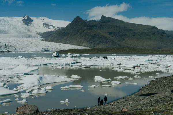 Лагуна Льодовика Йокулсарлона Національний Парк Ватнайокутль Ісландія Фотографія Високої Якості — стокове фото
