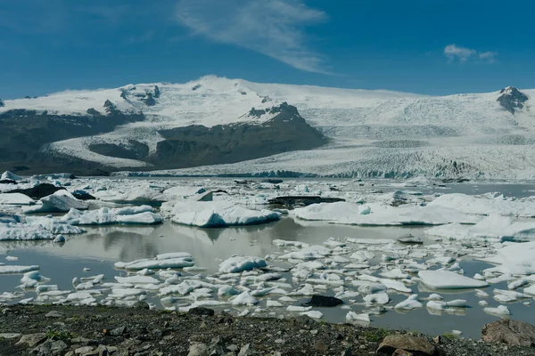 Lodowiec Jokulsarlon Park Narodowy Vatnajokull Islandia Wysokiej Jakości Zdjęcie — Zdjęcie stockowe