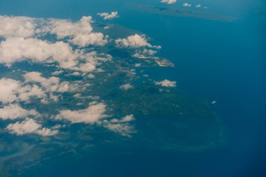 Filipinler 'deki Cebu CIty' nin hava görüntüsü. Yüksek kalite fotoğraf