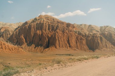 Red Rocks along Kokemeren River near Kyzyl-Oi, Kyrgyzstan. High quality photo