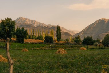 Kyzyl Oi Village, Kyrgyzstan - 25th august 2025. High quality photo