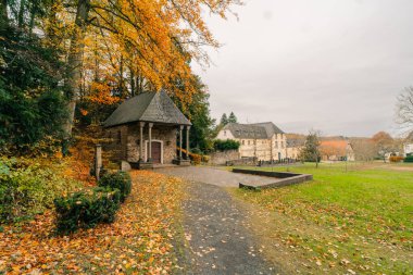 Manastır, Konigswinter Siebengebirge 'deki Heisterbach' ı harabeye çeviriyor. Almanya 'nın güzel yerleri, 1 Aralık 2025. Yüksek kalite fotoğraf