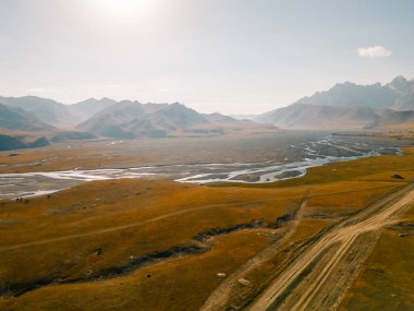 Kurumduk valley, Naryn province, Kyrgyzstan, Central Asia. High quality photo