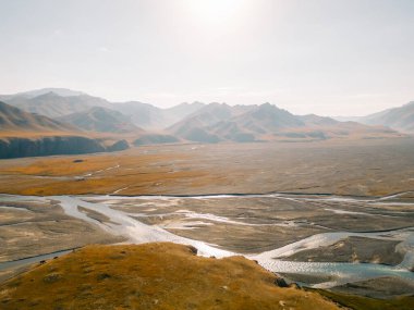 Kurumduk valley, Naryn province, Kyrgyzstan, Central Asia. High quality photo
