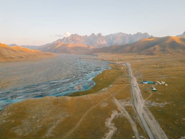 Kurumduk valley, Naryn province, Kyrgyzstan, Central Asia. High quality photo