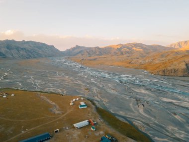 Kurumduk valley, Naryn province, Kyrgyzstan, Central Asia. High quality photo