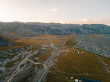 Kurumduk valley, Naryn province, Kyrgyzstan, Central Asia. High quality photo