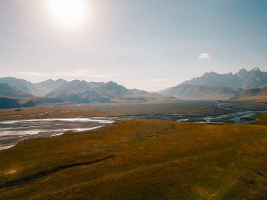 Kurumduk valley, Naryn province, Kyrgyzstan, Central Asia. High quality photo