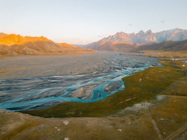 Kurumduk valley, Naryn province, Kyrgyzstan, Central Asia. High quality photo