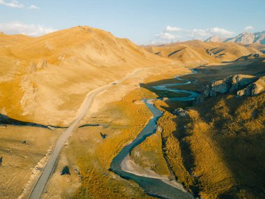Kurumduk valley, Naryn province, Kyrgyzstan, Central Asia. High quality photo