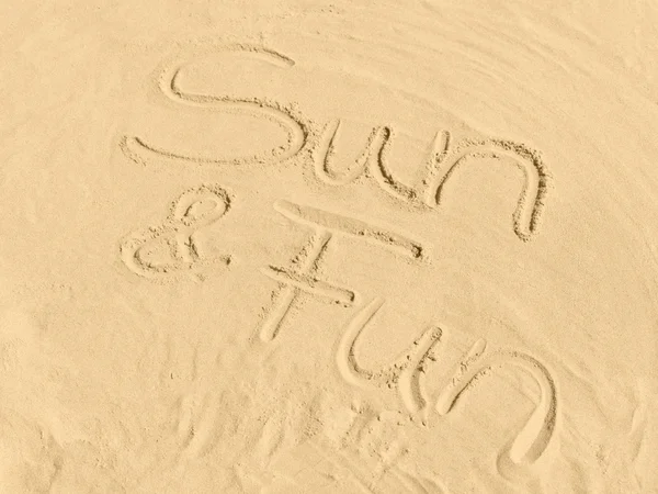 Güneş und eğlenceliyim strand — Stok fotoğraf