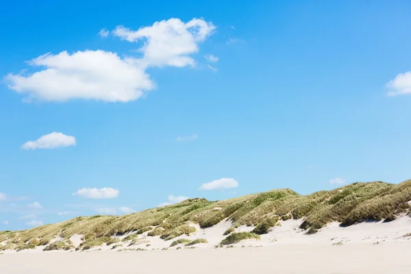 Strandpanorama mit Düne — Stockfoto