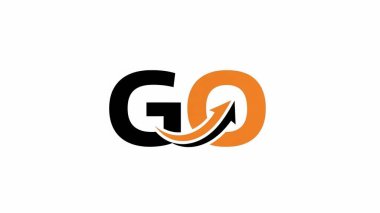 Entegre oklu biçimlendirilmiş GO logosu