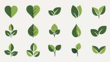 Dünya yeşil çevre dostu sembollerle çevrili.