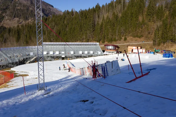 Hinterstoder, Австрія, Fis ski Кубок світу з лютого 2016 — стокове фото