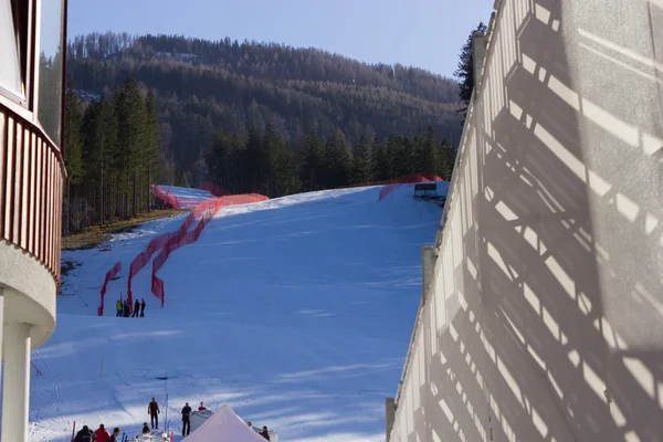 Hinterstoder, Австрія, Fis ski Кубок світу з лютого 2016 — стокове фото