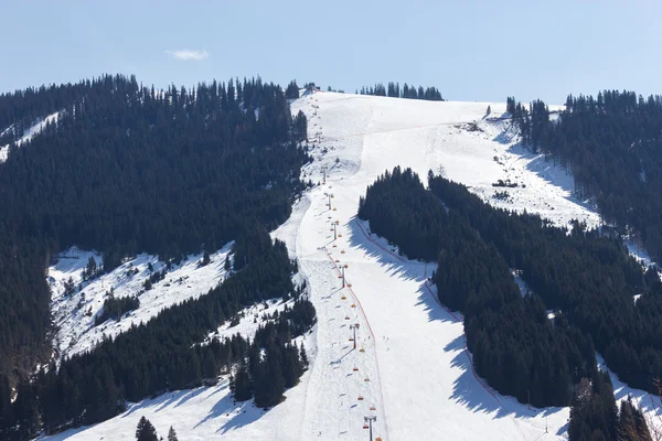 Domaine skiable Dienten am Hochkonig, austria Alpes en hiver — Photo