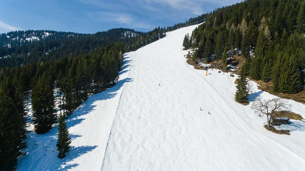 Área de esqui Dienten Hochkoenig, Áustria Alpes no inverno — Fotografia de Stock