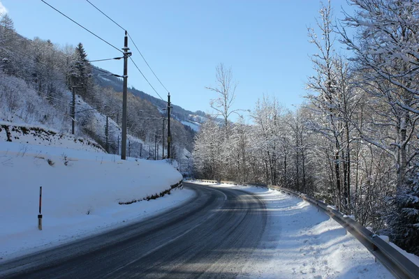 Inverno austria montanha — Fotografia de Stock