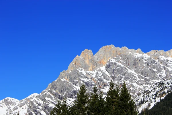 Inverno Austria montagna nelle Alpi — Foto Stock