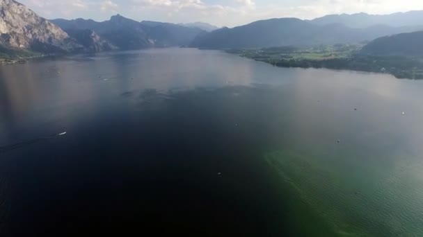 Lake Gmunden, Taunsee — Stock Video