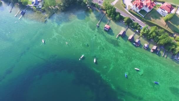Gmunden Austria, Lago Traunsee — Vídeos de Stock