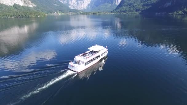 Hallstatt, Áustria aldeia . — Vídeo de Stock