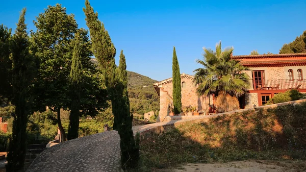 Balearen mediterrane Architektur von mallorca, Finca — Stockfoto