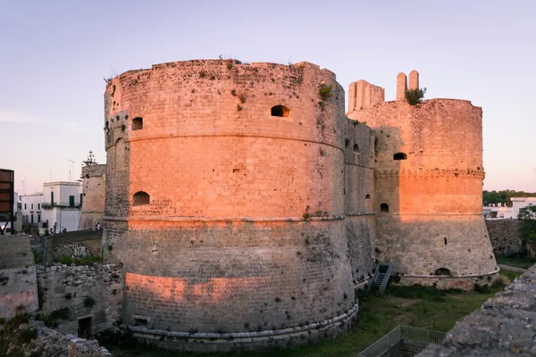 Castillo Aragonés en Otranto, Italia . — Foto de Stock