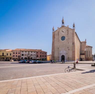 Gotik-Rönesans kubbe Montagnana, İtalya.