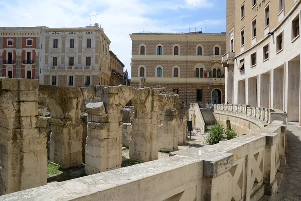 St. Oronzo plaza in Lecce — Stock Photo, Image