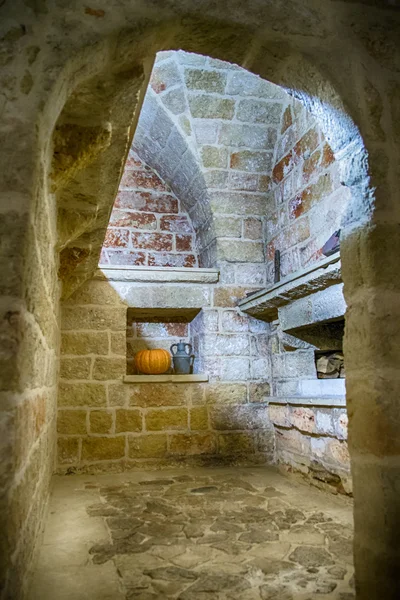 Old italian stone room — Stock Photo, Image