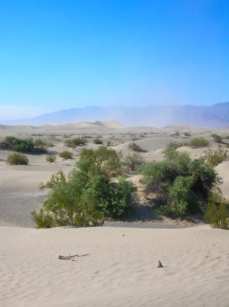 Wydmy piaskowe w Dolinie Śmierci — Zdjęcie stockowe