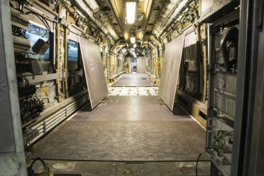 bir tren araba gerçekleşme iç kısmı