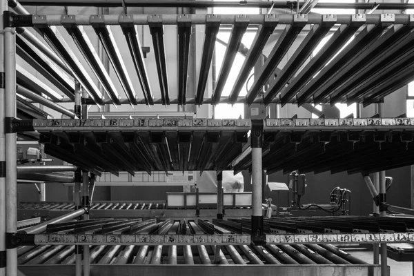 Assembly roller line — Stock Photo, Image