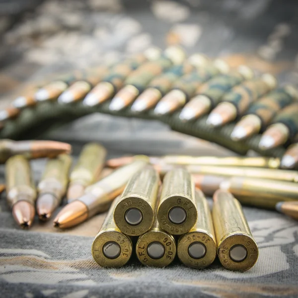 Ammunition för gevär — Stockfoto