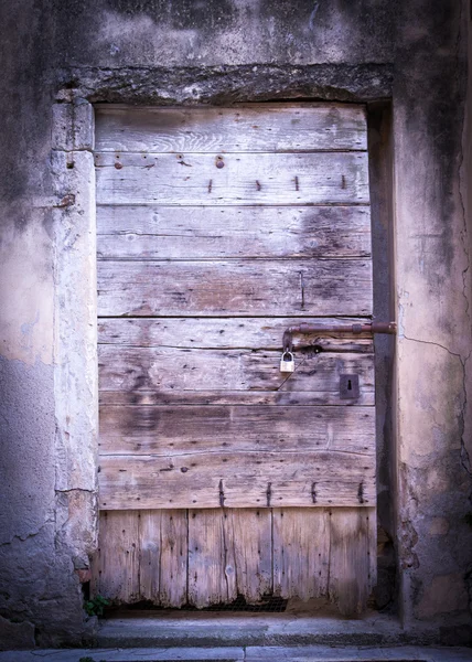 stock image old wooden door
