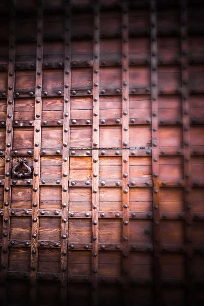 Carved wooden portal — Stock Photo, Image