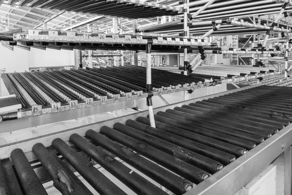 Assembly roller line — Stock Photo, Image