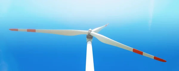 Single wind turbine — Stock Photo, Image