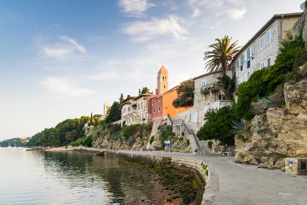 View of the town of Rab, Croatian tourist resort. — Stock Photo, Image