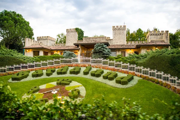 Gardaland Tema parkı Castelnuovo Del Garda, İtalya.