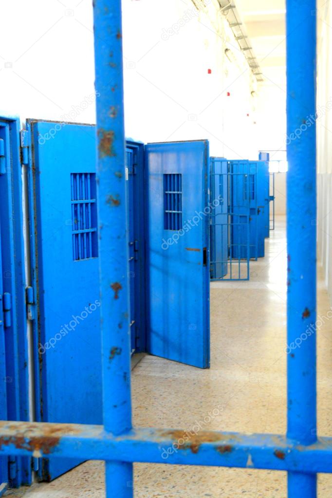 Inner rooms of the old Asinara's jail that became a public museum,  Sardinia, Italy