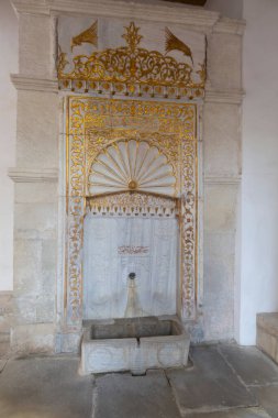 Han 'ın Sarayındaki Bakhchisarai çeşmesi.